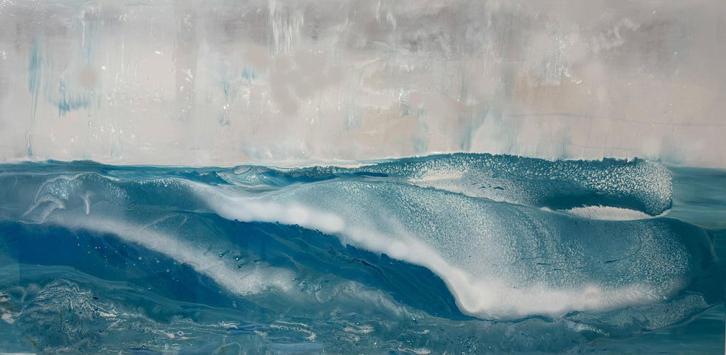 Shane Townley "ROLLING IN" Original Abstract 72"X36" Mixed Media