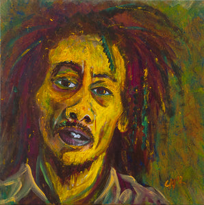 Bob Marley by Christian Cadiz, Acrylic on Canvas