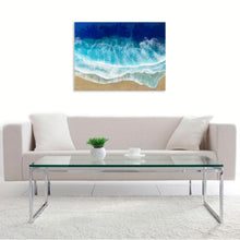“Beach Resin” By Shawn Towne, Acrylic on Canvas