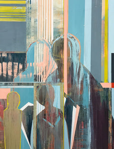 Departure by Mia Gjerdrum Helgesen, Acrylic on linen