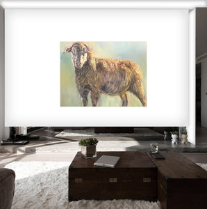 “Sheep at Dusk” By Leigh Stokes, Acrylic on Canvas
