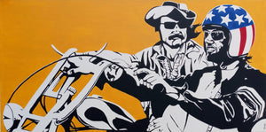 "Easy Rider" by Raquel Carlson, Acrylic on Canvas