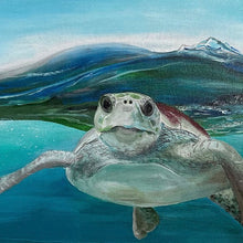 "Sea Turtle" by Ted Smith, Acrylic on Canvas