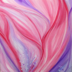 Tranquil Lily by Teresa Carlisle, Acrylic on Canvas