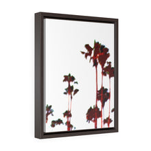San Clemente Palm Trees Vertical Framed Premium Gallery Wrap Canvas