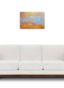 The Sea is a Huge Cyclops with Only One Golden Eye by Daniele Macci, Acrylic on Canvas Board