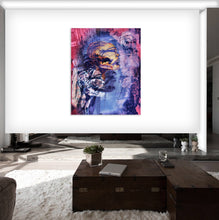 “Purple Cloud People” By Jennifer L. Gray, Phillip Johnson, Digital Print with Mixed Media,