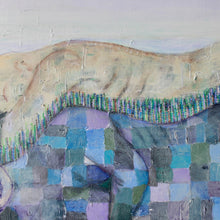 "Spoon Mountain" by Kim Nelson, Mixed Media on Canvas