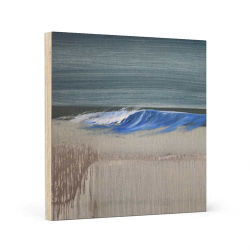 Blue Laguna Wood Canvas