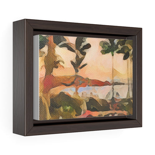 Neal Kent Lekwa Horizontal Framed Premium Gallery Wrap Canvas Giclee