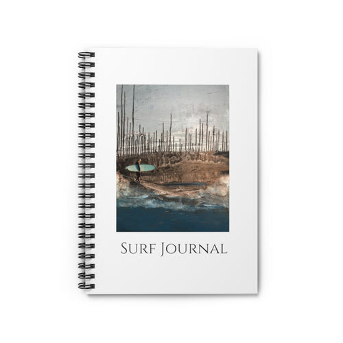 Laguna Beach Surfer Journal Spiral Notebook - Ruled Line