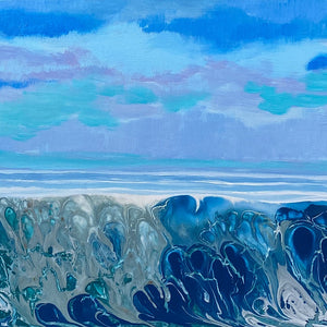 "Majestic Wave" by Teri Starkweather, Acrylic on Canvas
