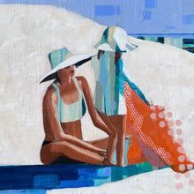 "Beach Blankie" by Christina Akerson, Acrylic on Canvas