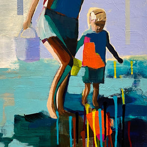 "Son Sand" by Christina Akerson, Acrylic on Canvas