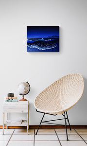 "Night Seascape" by Peter Everly, Print on Canvas