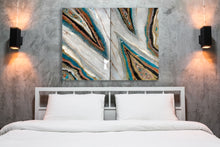 “Sedona Sunset “ by Karen Cain, Mixed Media on Birch Wood Panel