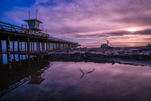 Shipwreck Pier Sunset (Aptos, Ca) by Don McCall, Photograph on Acrylic