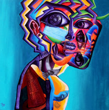 "Self Construction" by Fiona Araee , Mixed Media on Canvas