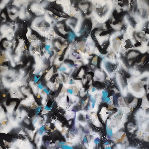 "Breakthrough" by Kyler Barnes, Mixed Media On Canvas