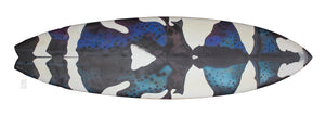 "Beetle board #2 “Acronia”" by Dwight Touchberry, Mixed Media on Recycled Surfboard
