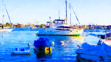 “Balboa Blue” By Reza Safa, Oil on Canvas
