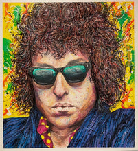 “Bob Dylan” By Ritch Benford, Mixed Media on Watercolour Paper