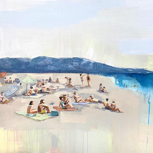 "Majestic Coast" by Kristine Brookshire, Acrylic and Gouache on Canvas