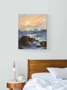 "Majestic Tides" by Clyde Owes, Oil on Canvas