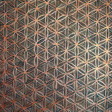 "Flower of Life - (pattern) Petrol" by  Natalia Schäfer, Mixed Media on Canvas