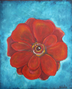 Flower Power by Veronika Yngwe, Oil on Canvas