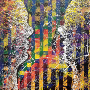"954 - Quantum Entanglement II" by Gideon Cohn, Latex on Canvas