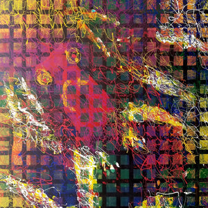 "955 - Imprints" by Gideon Cohn, Acrylic, Oil & Latex on Canvas