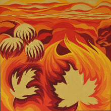"Life on Fire I, Nature" by Ginka Mitova, Mixed Media on Canvas