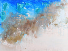 Ocean Meet Sand by Courtney Pals, Mixed Media on Canvas