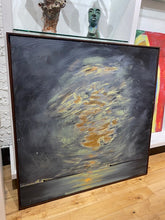 Fix warped wood painting "Gold Horizon" 190
