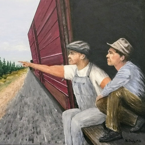 Do You Think They Have Rabbits? by Kevin Daly, Acrylic on Canvas