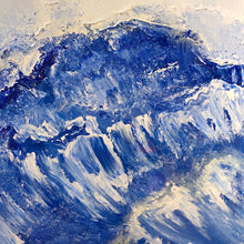 "Wave of Love" by Souzan Zargari, Mixed Media on Canvas