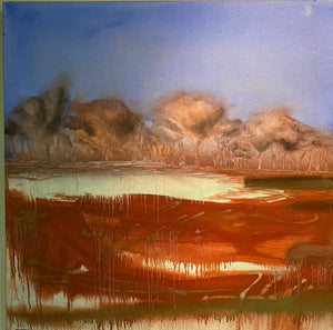 Moon Shadow - 36"X36" - Oils on Canvas - Original Townley painting