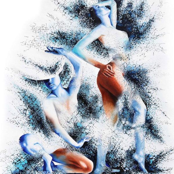 Dance Dream by Ali Shahbazi, Oil on Canvas