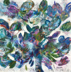 “Tree of Forgiveness” By Vivian Borsani, Acrylic and Mixed Media On Canvas