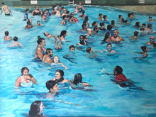 People of Six Flags - We're all in this Together by Candice Flewharty, Oil on Canvas