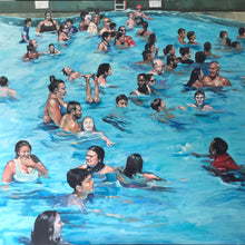 People of Six Flags - We're all in this Together by Candice Flewharty, Oil on Canvas