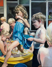 Hot Busy People by Candice Flewharty, Oil on Canvas