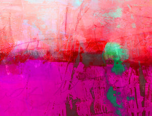 “In The Pink” By Carol Levin, Printed on Metallic Paper & Acrylic