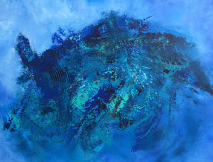 "Turtle Run" by Jill Diane Fabricant, Acrylic on Canvas