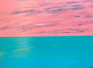 "Infinity Pink" by Jonas Vesterberg, Acrylic on Canvas