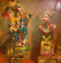"All Things Bright and Beautiful" by Joshua Burbank, Mixed Media on Wood Panel