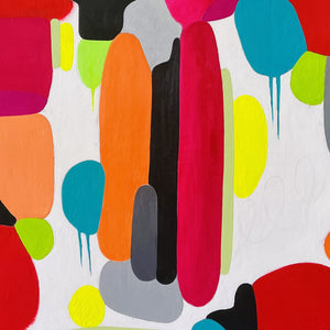 "Love Yourself" by Magdalena Kłys, Mixed Media on Canvas