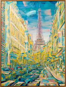"Parisian Hues"  By Damien March, on Canvas
