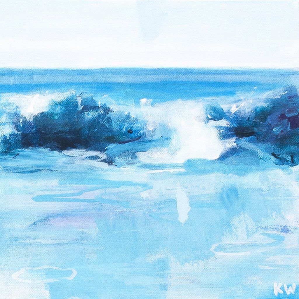 Laguna Abstract #4 by Kurt Weismair, Acrylic on Canvas